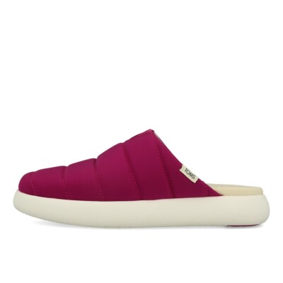 Toms Womens Alpargata Mallow Mule Damen Dark Fuchsia Matte Woven Schuhe Slipper