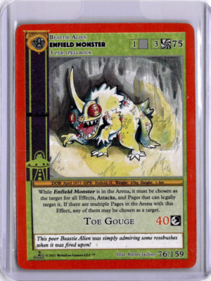 #76/159 - ENFIELD MONSTER - REGULAR - CRYPTID NATION 2ND ED - METAZOO - ENGLISCH