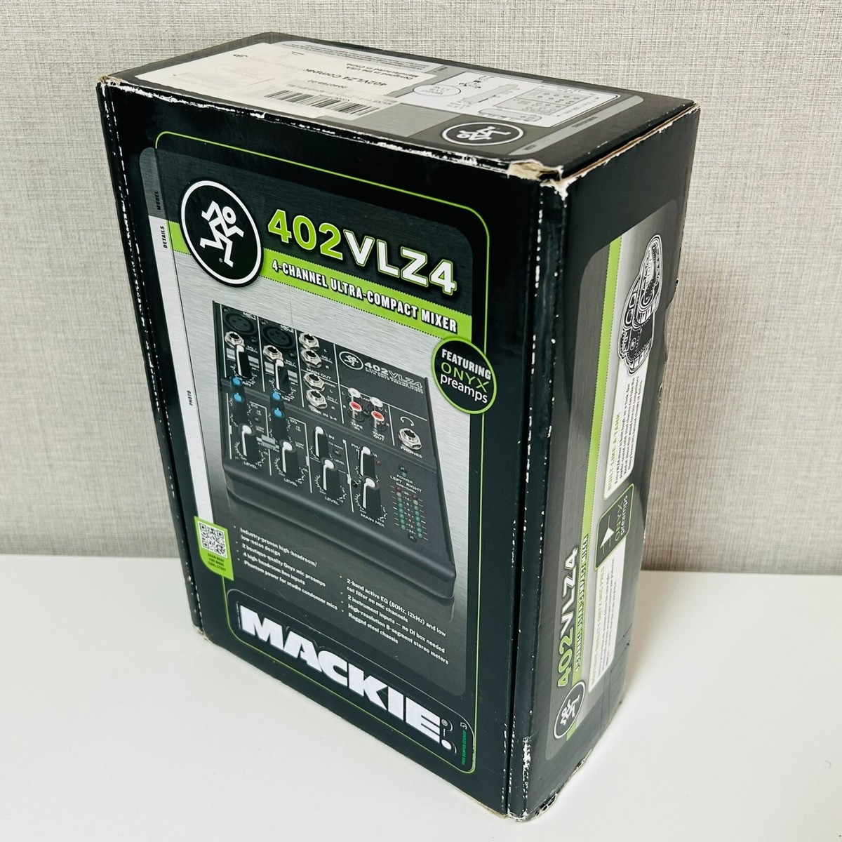 Mackie 402VLZ4 4-Channel Compact Mixer w/ Onyx Mic Preamps | eBay