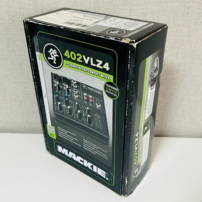 Mackie 402VLZ4 4-Channel Compact Mixer w/ Onyx Mic Preamps | eBay