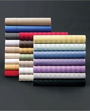 100 Egyptian Cotton 800 TC Luxury Hotel Sheet Set Solid Stripe