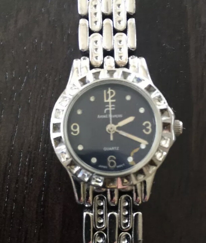 Vintage Andre Francois Quartz Ladies Watch Silver | eBay display picture 2