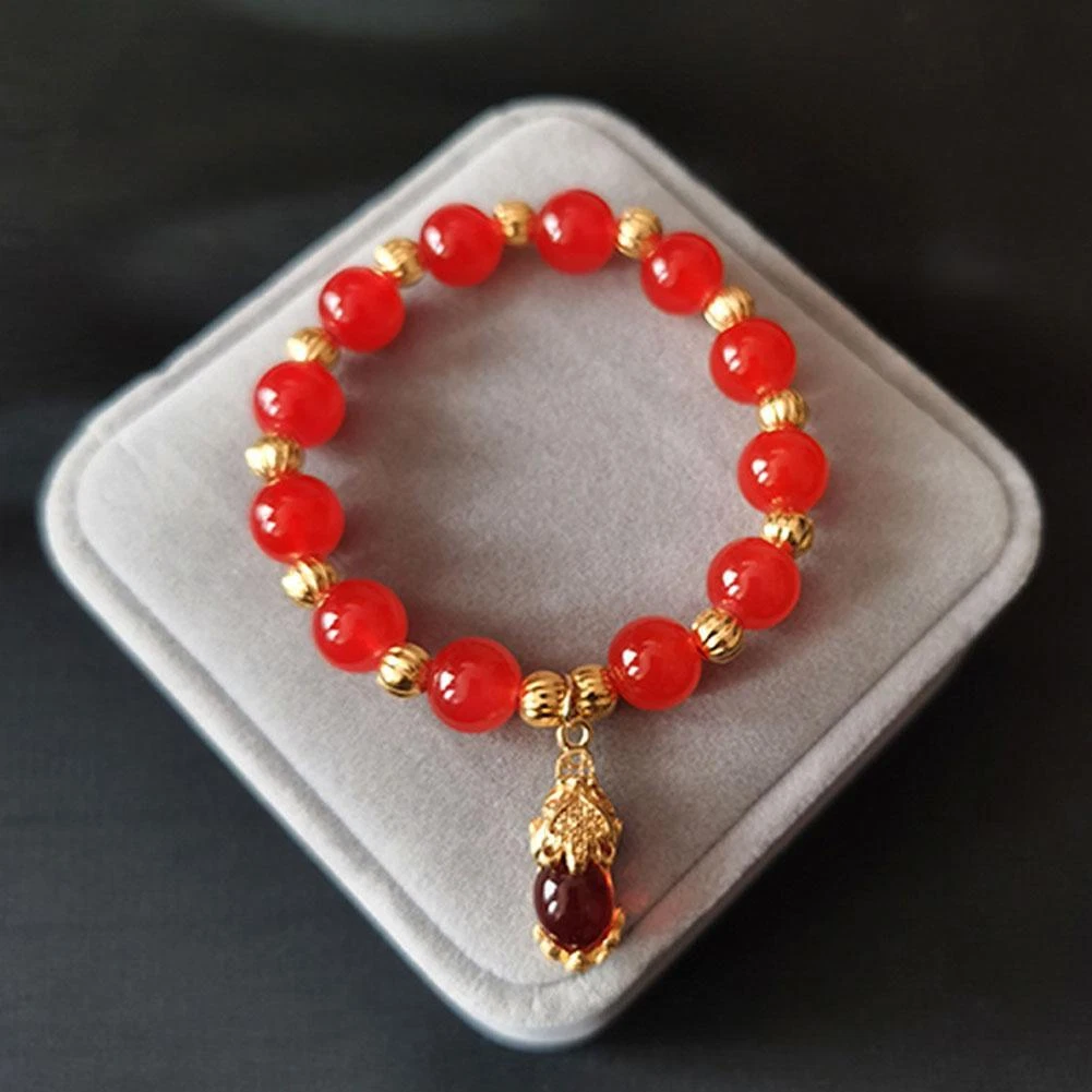 Минималистский винтажный браслет из бисера в натуральных тонах, простой и щедрый стиль 8hiD - Изображение 4 из 17