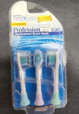 Harmon Face Values 3 Count Professional Clean Replacement Brush Heads Sonicare