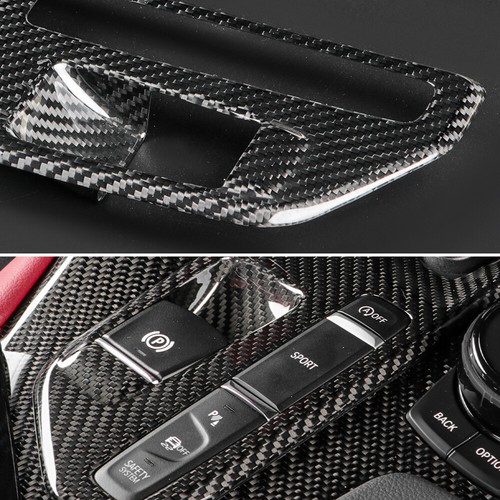 1pcs Real Carbon Fiber Gear Shift Panel Trim For GR Supra A90 MK5 2019+ (LHD) - Bild 7 von 9