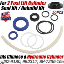 For 2 Post Lift Chinese Hydraulic Cylinder Seal Kit Rebuild Kit 9-10k lbs 992317