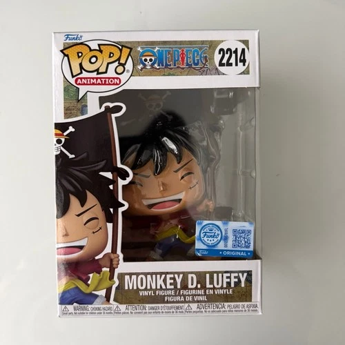 Funko Pop One Piece Monkey D Luffy with Flag 2214 Entertainment Earth Exclusive