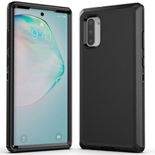 Black For Samsung Galaxy Note10 Plus/Note20 Phone Case Heavy Duty Hybrid Cover