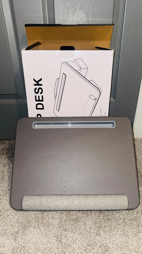 Adjustable Laptop Lap Desk Lap Desk Cushion Storage Function Cubbies LAP01 - Image 4 of 4