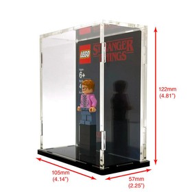 Display Case Compatible with Lego 4x2x5 ComicCon Exclusive Minifigure Set
