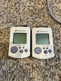 Sega Dreamcast White Game Console With 8 Games And Two Controllers Works Great