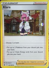 Klara Cosmos Holo - 145/198 - Chilling Reign Pokemon 2021