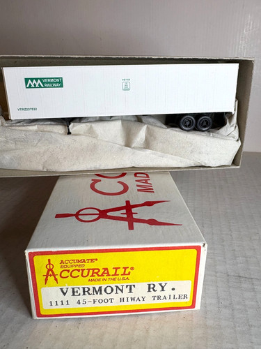 Remolque de caja Accurail #1111 Vermont Railway 45' #237532 H.O.  1:87 | Zustand: Used