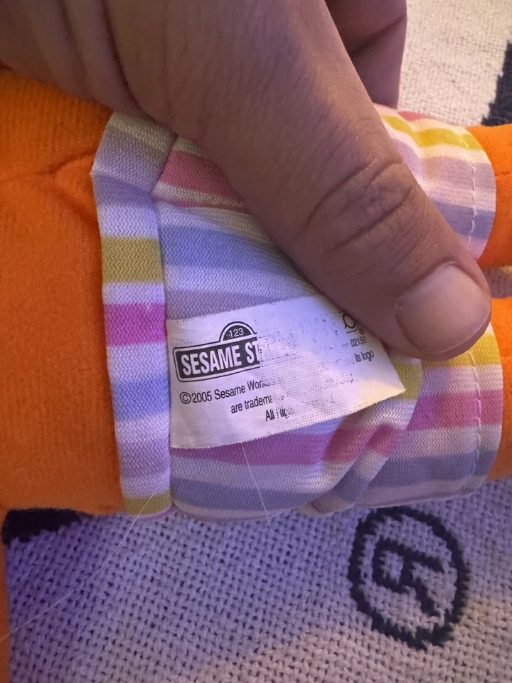 Brinquedo de pelúcia Y2K 2005 Nanco colecionável Sesame Street Beach Ernie - Imagem 3 de 3