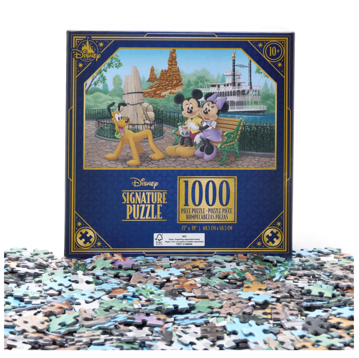 Disney Signature Puzzle Mickey Minnie Pluto in Disneyland 1000