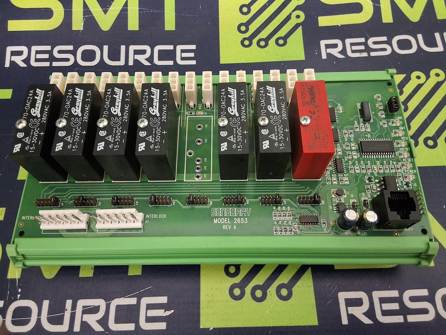 SENSORAY 2653 SOLID STATE RELAY I/O MODULE 16-CHANNEL