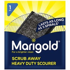 Marigold Scourer Scrub Away Heavy Duty Easy Rinse for Pots Pans Grills and BBQ's