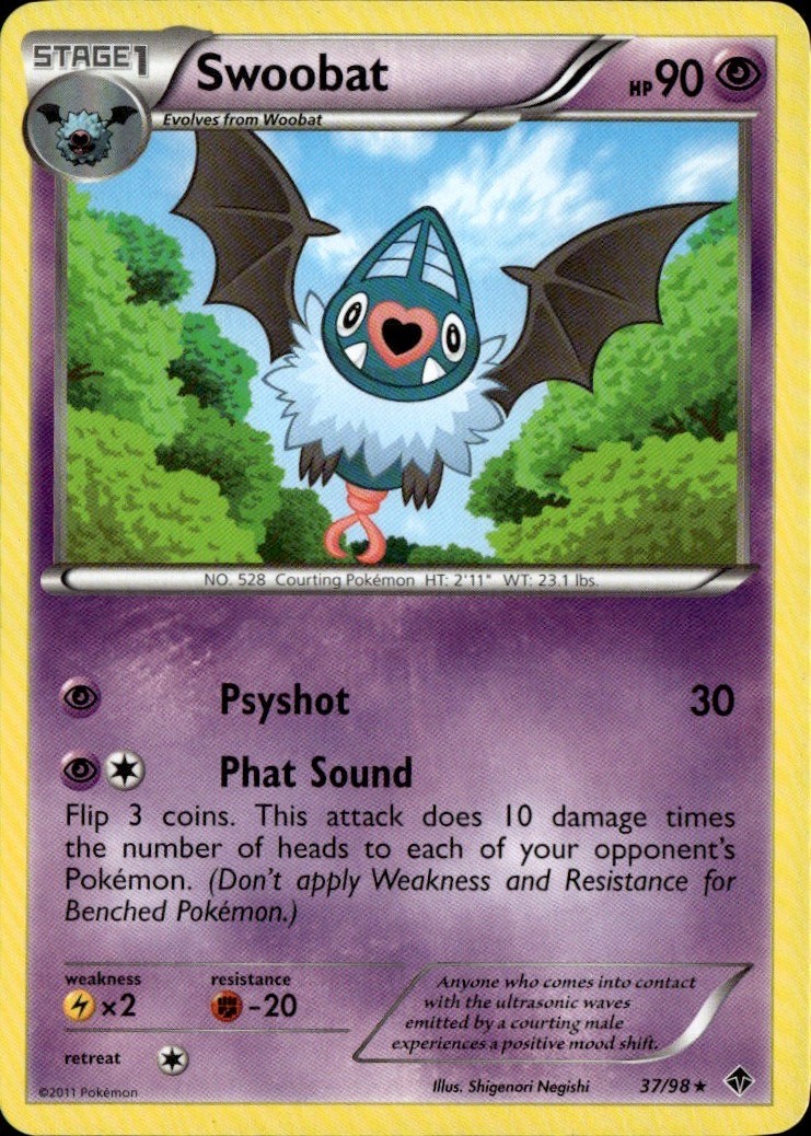 Swoobat Rare Emerging Powers 37/98 NM