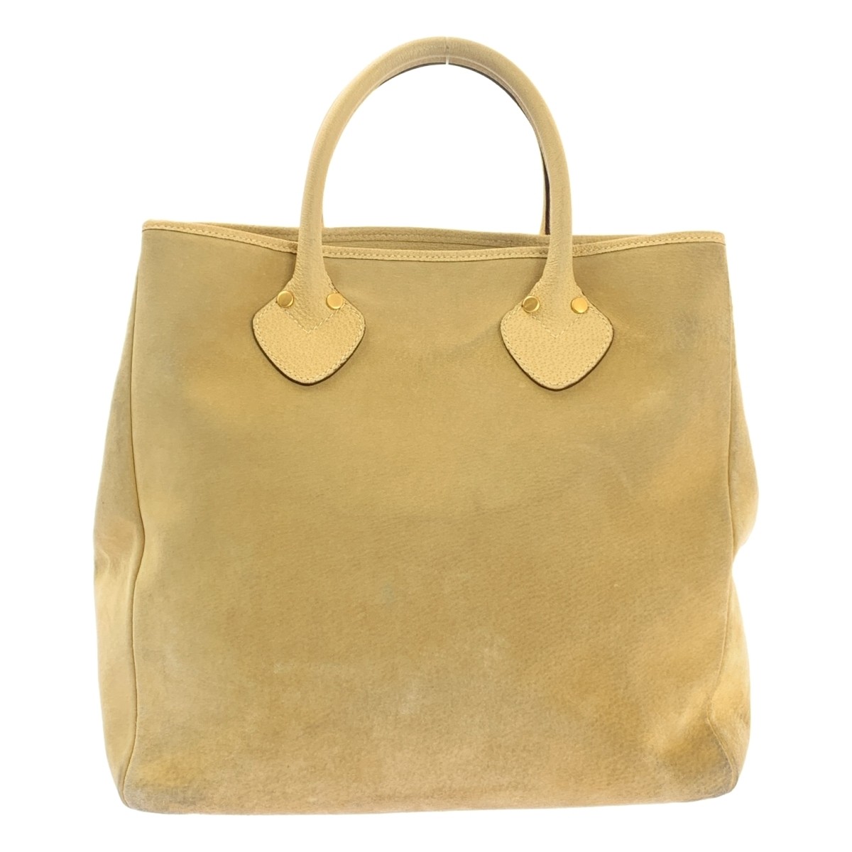 Authentic Gucci Suede Leather Tote Bag All Lined Pattern Unisex