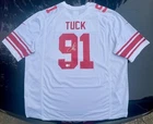 JUSTIN TUCK AUTOGRAPHED AUTO OFFICIAL NFL JERSEY & AUTOGRAPH WITH BECKETT COA