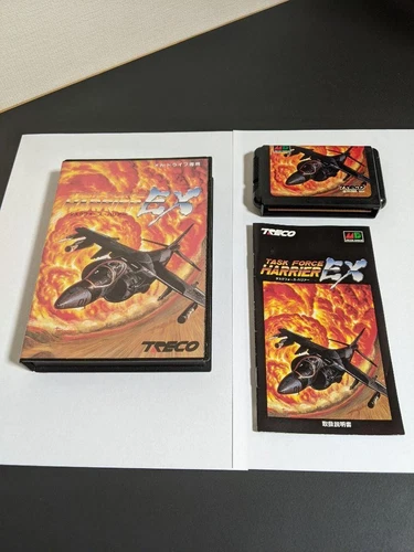 Task Force Harrier EX Zone Mega Drive Video Game Software Japan Import
