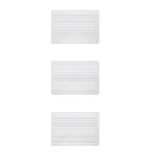 Set of 3 Kleine Trocken Abwischbare Tafeln Doppelseitiges Whiteboard