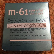 M-61 PowerGlow Peel Extra Strength 20 Exfoliating Overnight Peel 8 Treatments