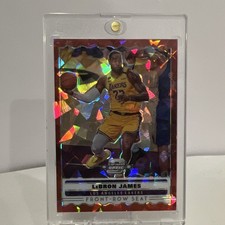 Panini 2019-20 Contenders Optic Front-Row Seat Prizm LeBron James Lakers #3