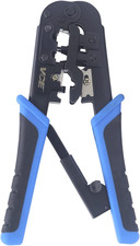 All-in-One Ethernet Crimp Tool for RJ45, RJ11, RJ12, and RJ22 Cables