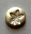 0.29 Gram Solid Silver Cannabis Leaf  Round - .999 Pure Bullion - FREE SHIP!!!!!