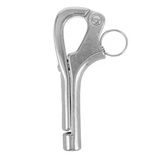 Stainless Steel Grappling Hook Boat Rope Line Clip Heavy Duty Snap Hooks