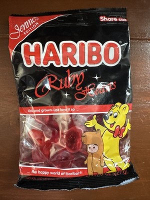 Haribo x Jennie Ruby Hearts (Jennie s Edition) Share Size 8oz   Brand new sealed