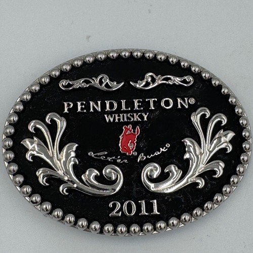 Montana Silversmiths Pendleton Whisky 2011 Let'er Buck Western Belt Buckle