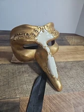 Venetian Masquerade Mask Italy Victorian Style Del Galeone 2017 Long Nose