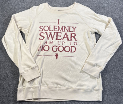 Harry Potter Top Women Medium I Solemnly Swear Im Up To No Good Mischief Managed