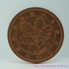 2005 D Austria 5 Euro Cent Coin Oak Leaf Motif