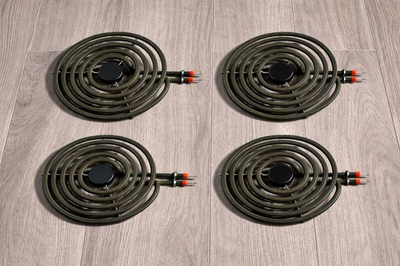 #ad 4 Pack Electric Stove Burner Coil Set 2x 6” 2x 8” Plug In Range Elements $49.99