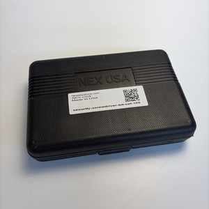 NEX USA 105 Pc Security Screwdriver Bit Set Made In USA Case