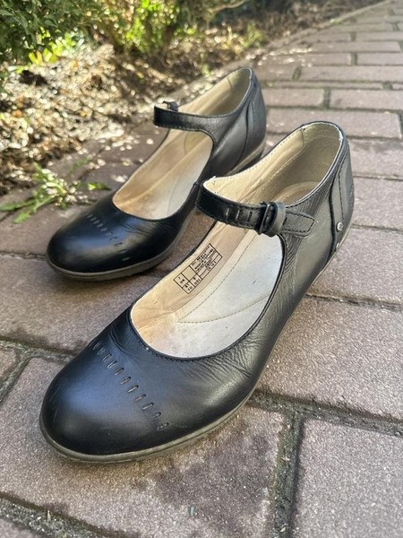 Women Dr. Martens Heels Black Leather 40.5 #3KOU