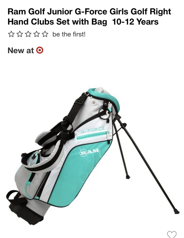 Ram Golf Junior G Force Girls Golf Right Hand Club Set With Bag - Image 3 of 4