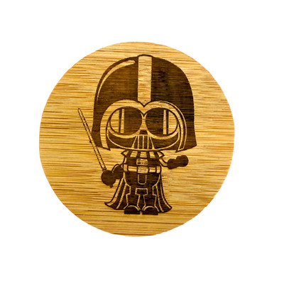 Darth Vader Chibi Style Bamboo Bottle Opener