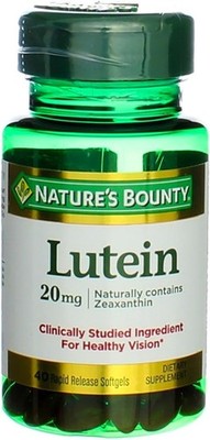 Nature'S Bounty Lutein Pills Eye Health Supplements + Vitamins 20 Mg 40 Softgels