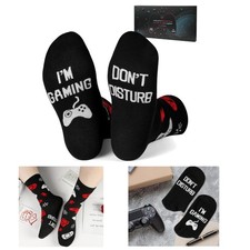 Funny Gamer Socks - 'Do Not Disturb I  m Gaming' for Valentine  s Day  Beyond