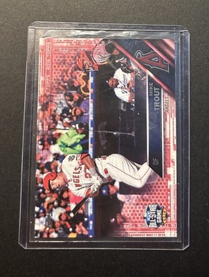 2016 Topps Update Series All-Star Mike Trout US175 Red Parallel /50 