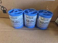 Lot Of 3 MALIN COMPANY Wire,Spool,Bare Wire 16Y051 AIRCRAFT SS LOCKWIRE NEW 