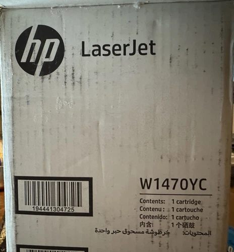 Genuine HP LaserJet W1470YC 42K Printer Toner Cartridge HIGH YEILD  (Black) NEW