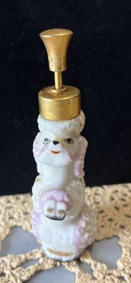 Vtg DEVILBISS Pink Poodle Perfume Atomizer JAPAN Kitschy MCM Hard To Find