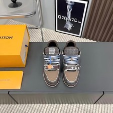 LV Men's Fashion Sneakers Causal Shoes  Coffee Color Size 46(40-46)