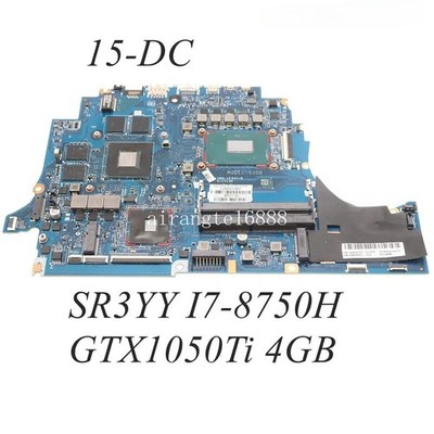 DAG3DBMB8D0 For HP OMEN 15-DC TPN-Q211 Motherboard GTX1050TI 4G I7-8750H CPU