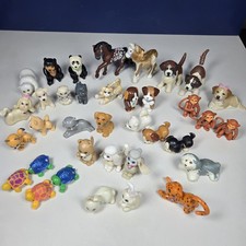 Kenner Vintage 1990s Littlest Pet Shop Collectible Lot of 36 - Monkeys, Turtles
